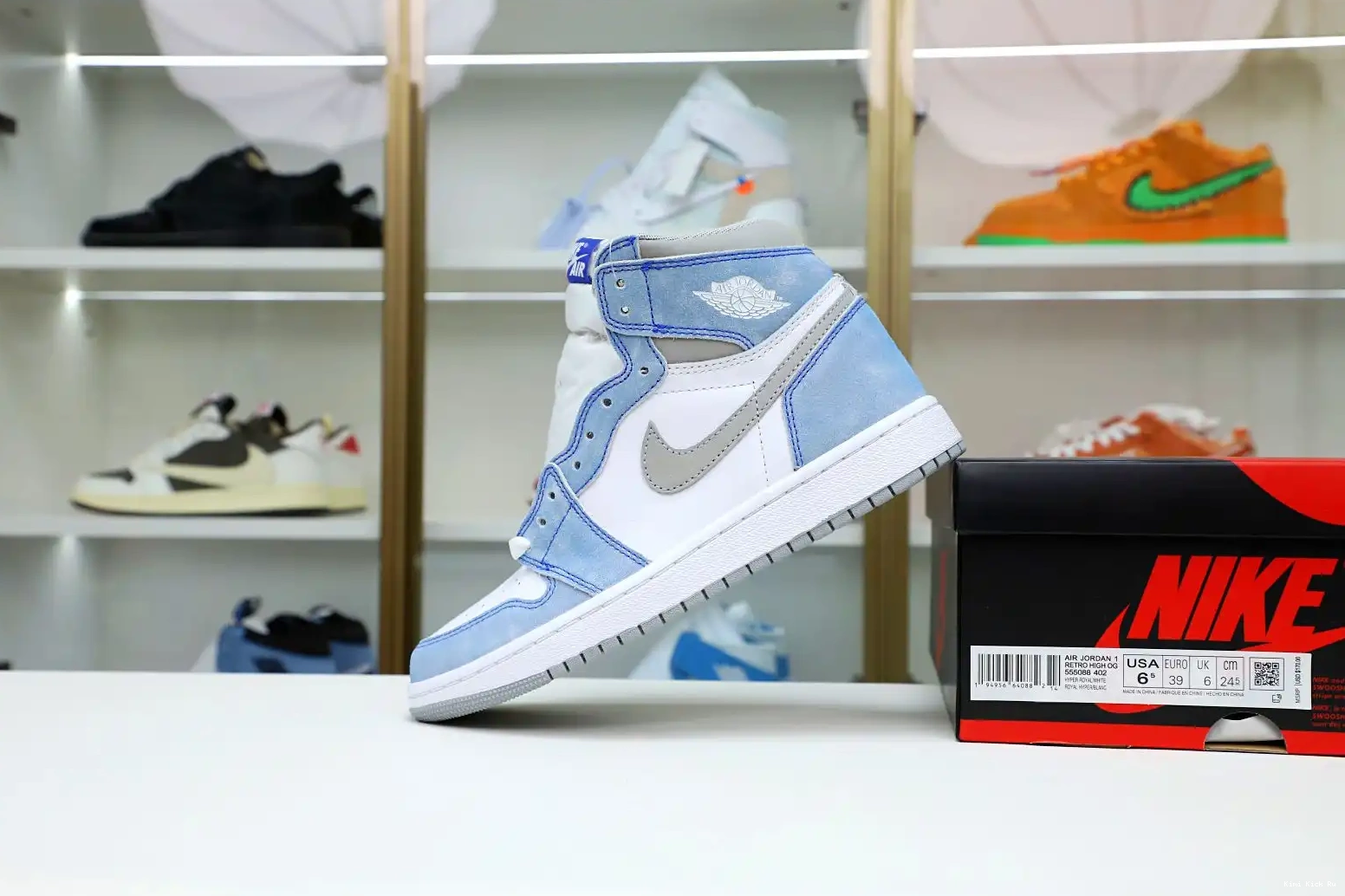 ROYAL' OG Kimikick JORDAN 1 HIGH AIR 'HYPER RETRO 0609